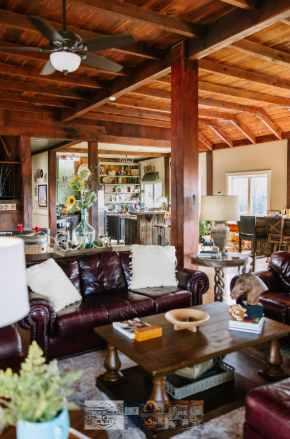 The great room at Darling Hill
